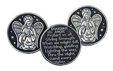 Monedas De Colección  Guardian Angel Prayer Pocket Token - 