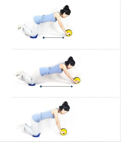 Rueda Ejercicios Abdominales + Colchoneta Rodilla