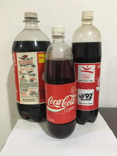 Lote De Botellas Coca-cola Coleccionables