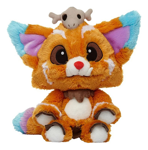 Peluche Gnar Lol Leage Of Legends Yordle 32cm Kawaii Color Naranjo