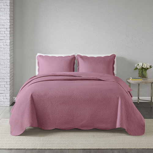 Cobre Leito Colcha Cama Solteiro Milão Dupla Face Corttex Cor Roxo Lisa