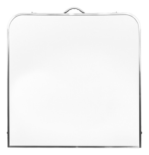 Mesa Dobrável Portátil Em Alumínio Mesdob120 Trato Cor Branco
