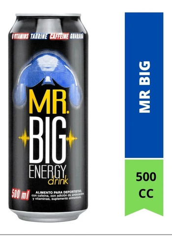 Imagen 1 de 1 de Bebida Energetica Drink Mr.big 500cc (6 Unidades)-super