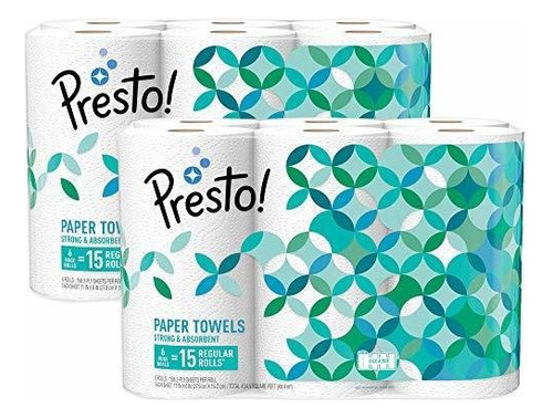 Toallas De Papel Flex-a-size 12 Unidades  30 Rollos