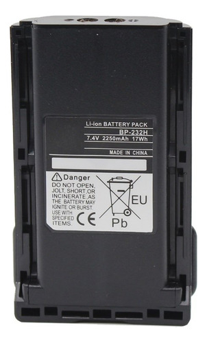 Bp232h 7.4v 2250mah Li-lon - Bateria Compatible Con Icom Rad