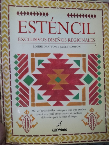 Libro Estencil Exclusivos Diseños Regionales Sin Uso