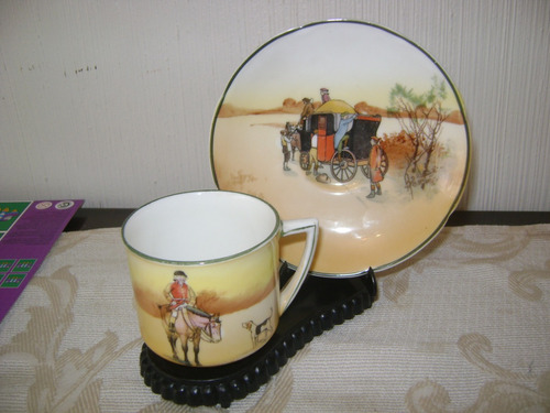 Vintage Tacita Te Con Plato Royal Doulton Año 1924 Porcelana