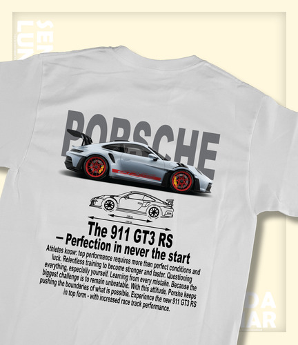 Playera De Algodon Porsche Vehiculos Deportivos