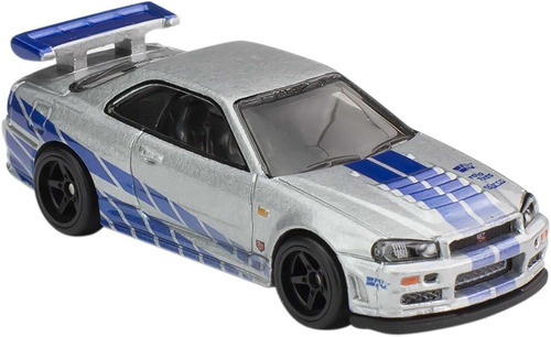 Hot Wheels Premium Nissan Skyline Gt-r (bnr) Color Plata