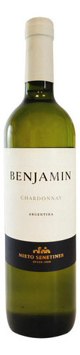 Botella Vino Blanco Benjamin Chardonnay 750ml Senetiner X2u