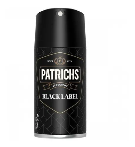 Desodorante Hombre Patrichs Black Label 150ml