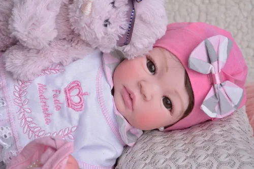 Bebê Boneca Reborn Barata Linda Menina Presente Enxoval