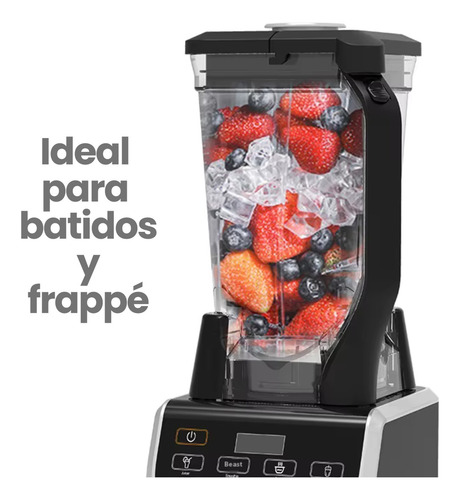 Licuadora Profesional Delher 2 L 1200w Y 2 Vasos Smoothies