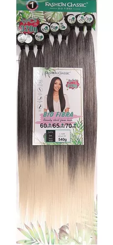 Cabelo Cacheado Bio Fibra Lindona Fashion Classic Longo Tela Cor  Preto/loiro Mel Mt1b/27