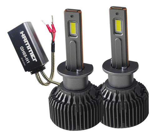 Bombillo Led Kit H1 70w 6000k Hammer Gh65 20000lm 2.0 12 24v