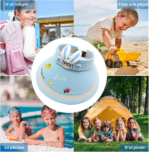 Sombrero Sol Playa For Bebé Y Niño Verano Gorras Protección