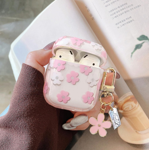 Olytop For Cute AirPods 2nd/1st Generation Case Clear