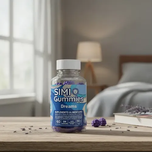 Simi Flakes Simi Gummies Dreams | Sueño Descanso | 60 Capsulas Sabor Frutos Del ...