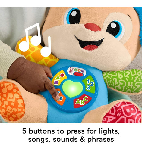 Peluche Musical Fisher-price: Aprendizaje Con Luces Y Sonido