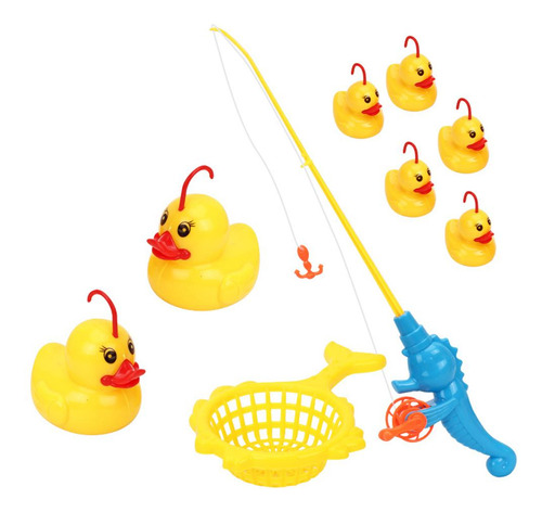 Juego De 9 Juegos De Pesca De Patos Para Baño De Inducción,