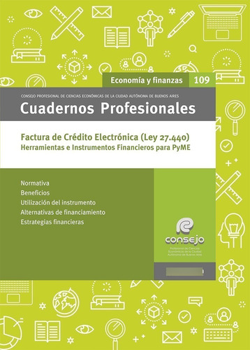 Cuadernos Profesionales N°109 Factura De Credito Electronica