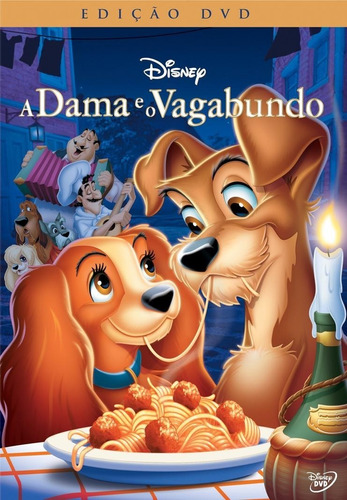 A Dama E O Vagabundo - Dvd - Disney - Novo