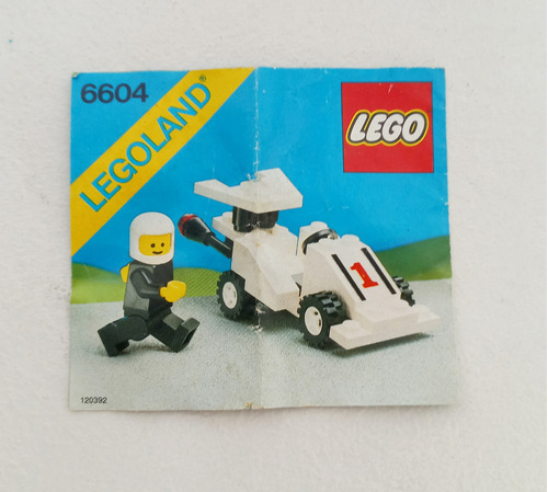  Lego Legoland 6604 Manual Instruccion 1985 Printed Germany