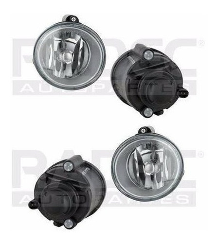 Par Juego Faros Niebla Renault Megane 2001 - 2004 Depo Qwe