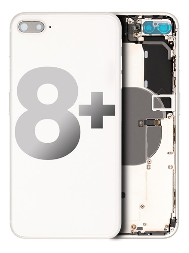 Carcasa Completa iPhone 8 Plus (color Plateado)