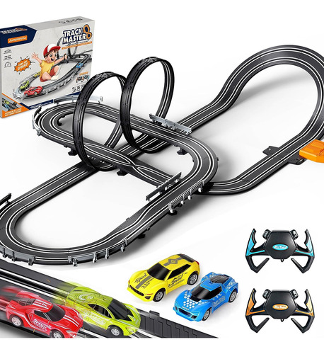 Sets De Pistas De Carreras Slot Car Para Niños Y Niños, A Ba