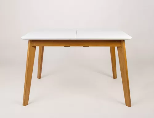 Mesa en madera maciza de roble rústica y extensible • ISMOBLE