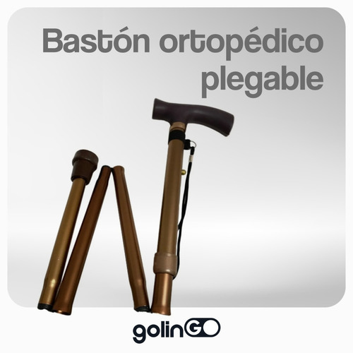 Imagen 6 de 7 de Bastón Ortopédico Plegable Ajustable 5 Niveles