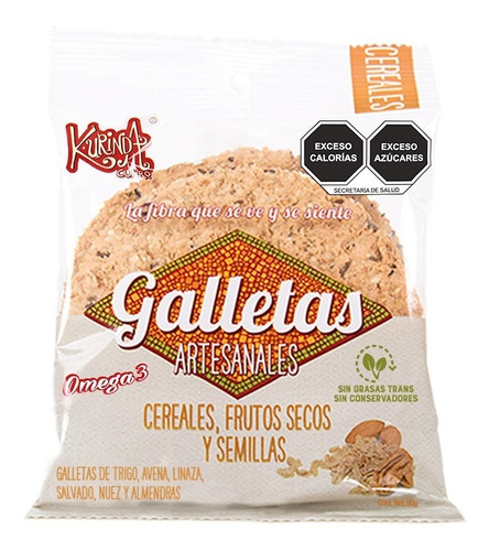 Galletas Artesanales Con Cereales, Frutos Y Semillas