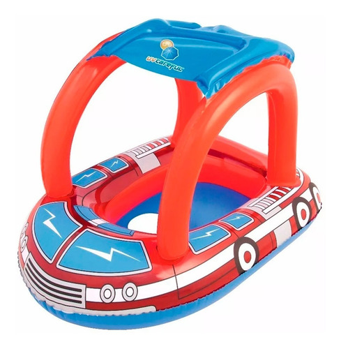 Bote Flotador Bebe Pileta Techo Inflable Pileta Filtro Uv 50