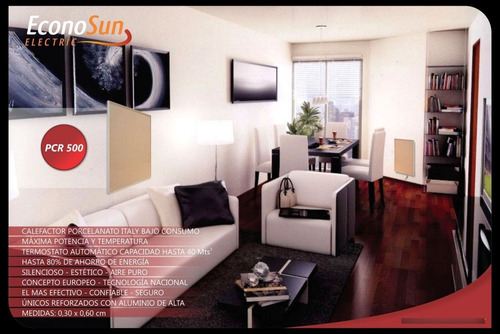 Imagen 2 de 5 de Panel Calefactor Bajo Consumo Pcr-500 C/term Porcelanato