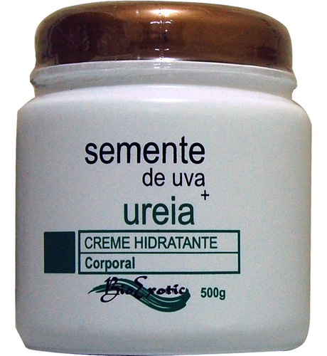 Creme Hidratante Uréia E Óleo Semente  Uva 500g Bioexotic