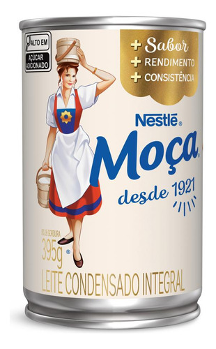 Leite Condensado Integral Moça Nestlé Lata 395g