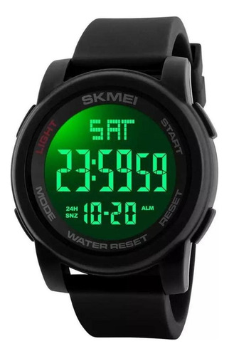 Relógio Masculino Esportivo Skmei 1257 Digital 5atm Preto