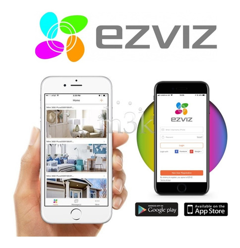 Imagen 3 de 5 de Camara C6n Ezviz By Hikvision Ip Wifi Slot Memoria
