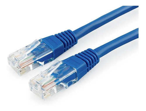 Imagen 2 de 7 de Cable Red Ethernet Lan Cat 5e Utp Patch Cord 3 Metros Rj45