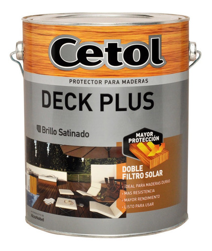 Cetol Protector Para Deck Plus Exterior Impregnante X 4l