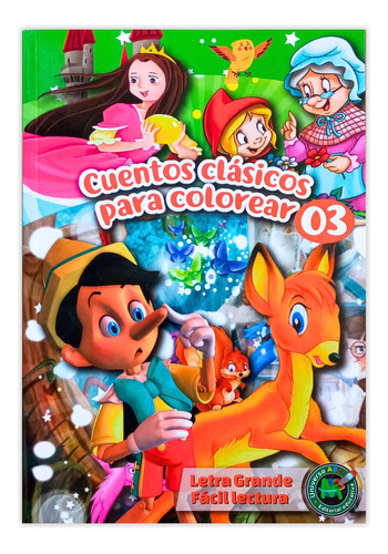 Gran Colección +10 Cuentos Clásicos Para Colorear Volumen 3