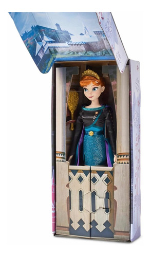 Reina Anna Frozen 2 Muñeca 29cm + Cepillo Disney Store 2021