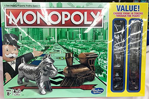 Monopoly Edición 2017 Con 16 Fichas Diferentes.