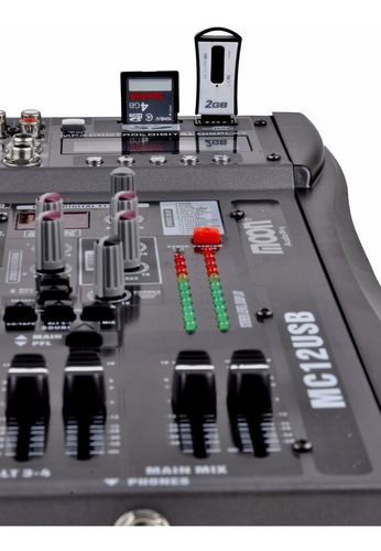 Consola De Sonido Moon Mc12usb 12 C 16 Ef Dig Grabacion Esdj