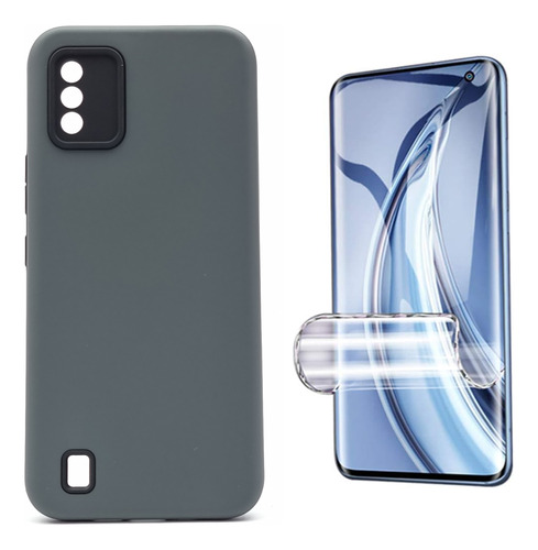 Funda + Mica Para Zte A52 Lite Case Protector Rudo Airbag