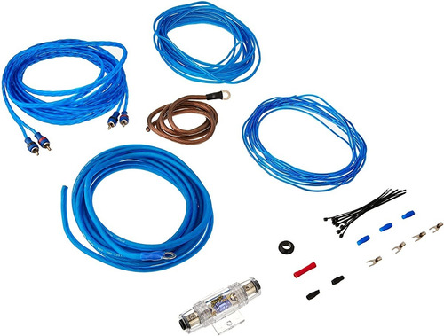 Kit De Cables Para Audio 8 Gauges Cca Stinger Select Ssk8