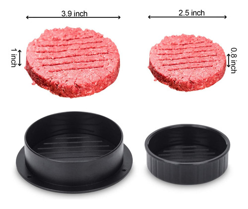 Hamburger Press, Hamburger Press Patty Maker, 3 En 1...