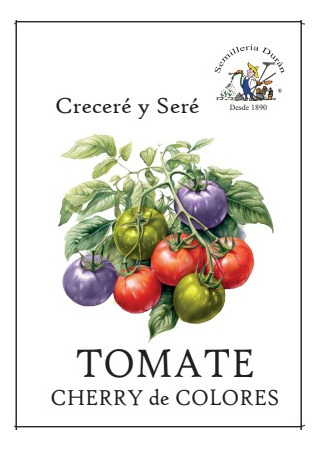 Semillas De Tomate Cherry De Colores