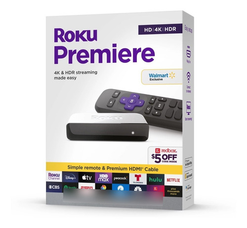 Imagen 2 de 4 de Roku Premiere 4k Reproductor Streaming 3920rw - Phone Store